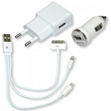 USB Combo Ladeset für iPhone/Samsung und andere Geräte