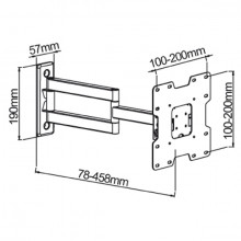 LCD Wandhalterung DMP LCD 2703