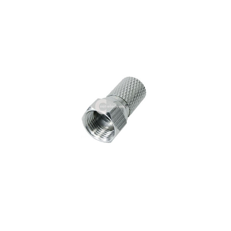 F-Stecker 7mm ohne Gummidichtung